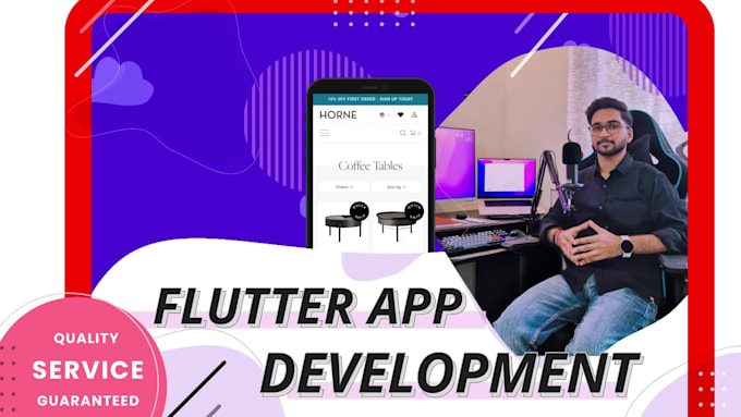 build mobile application as flutter developer for android ios app development