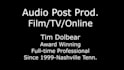 do professional dialogue editing, cleanup, eq and leveling