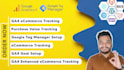 install or fix google analytics 4, conversion tracking GTM, ecommerce tracking