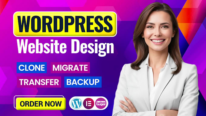 design or redesign wordpress website development using elementor pro