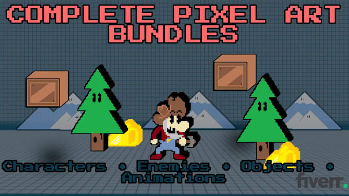create a complete pixel art asset bundle for your game dev project