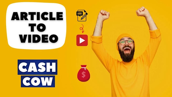 make your top 10 cash cow videos or convert article to video