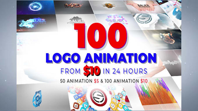 create mind blowing youtube video intro 4k logo animation