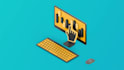 do 3d isometric illustration and animation for your website