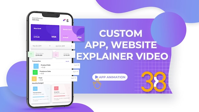 design a customized mobile app explainer video