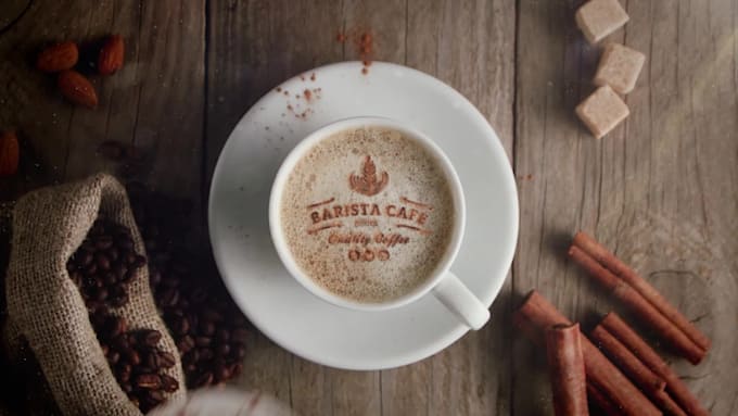 make coffee logo animation and intro video