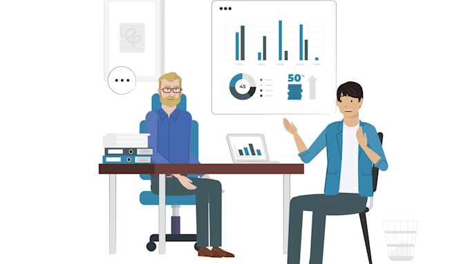 create custom 2d explainer video animation