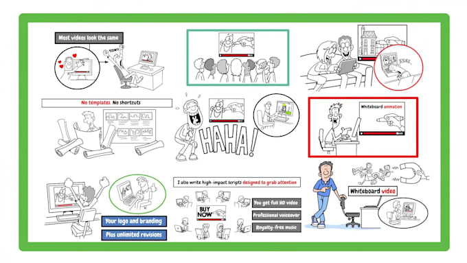 create doodle whiteboard animation explainer video