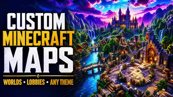 build custom minecraft maps, server lobbies, and worlds in any theme
