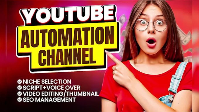 do complete youtube channel management and automation cash cow videos