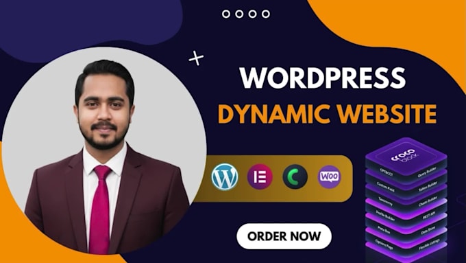 create a dynamic wordpress website by crocoblock, elementor, jet engine