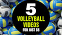 make 5 volleyball logo intro video animations