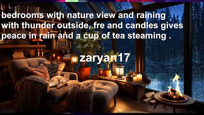 make cozy rain video relaxing youtube loop videos