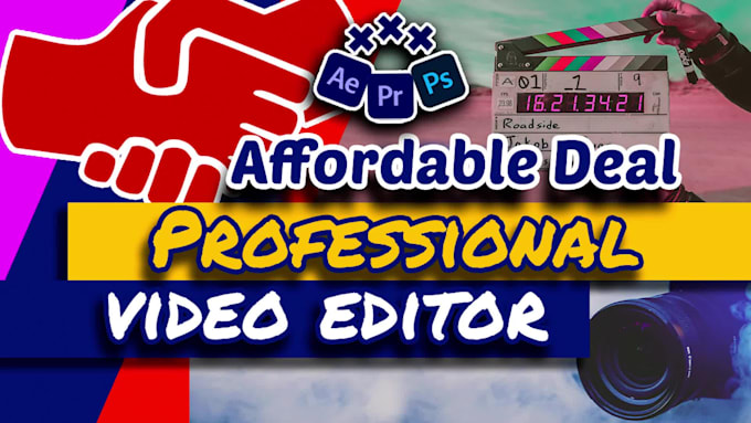 Big Deals! I will do professional video editing for youtube