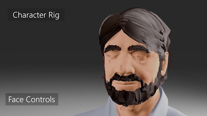 create a clean 3d character rig in blender