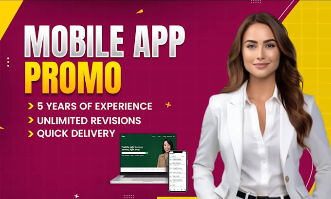 create ios or android mobile app promo video, explainer or demo video ad