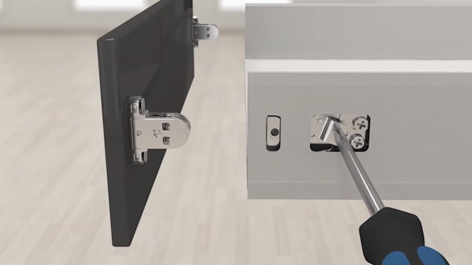 create industrial animation 3d equipment installation production line assembly