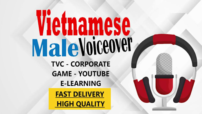 record vietnamese professional male voice over and dubbing