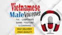 record vietnamese professional male voice over and dubbing