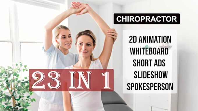 create engaging chiropractic or chiropractor promo video ads