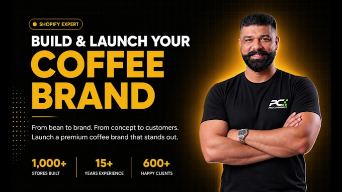 build a premium shopify coffee store or a coffee website