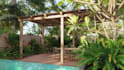 design house yard ,pool,patio, villa outdoor landscape