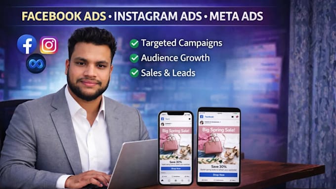 be your facebook ads manager and meta ads expert