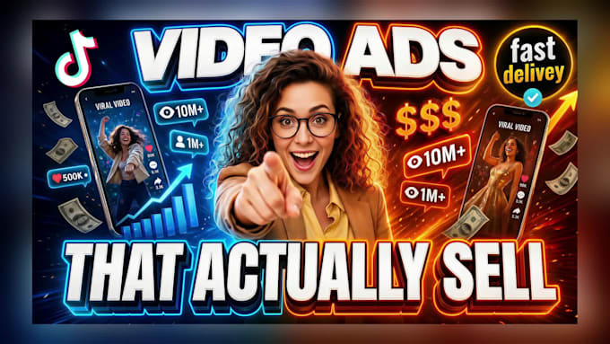 viral tik tok video ads, dropshipping facebook ads and ai video commercial ads