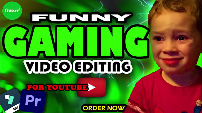 do funny gaming video editing with funny effects for youtube