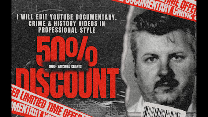 Edit documentary videos crime and history videos for youtube by ...