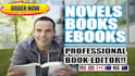 be your book editor and professional proofreader