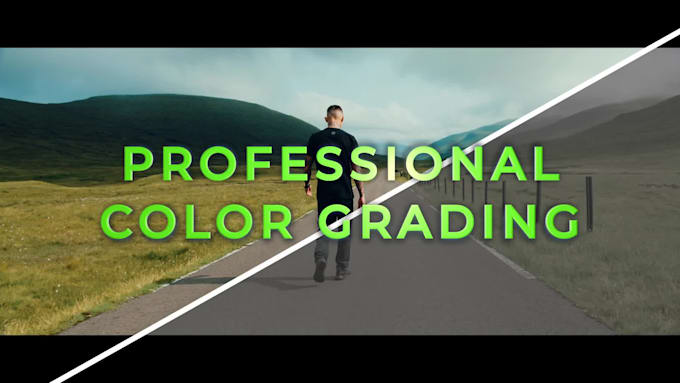 do color grading , color correction video as colorist