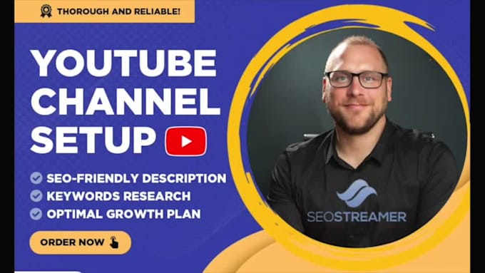 set up your youtube channel with amazing SEO