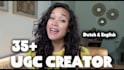 be your 35 plus mature ugc creator for dutch and english ads