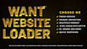 do website loader animation for your website and app
