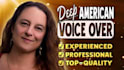 be your warm, mature deep american female voice over actor, talent, voice artist