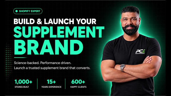 build and launch your premium supplement shopify store