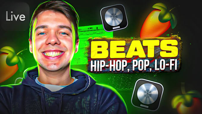 produce a custom hip hop trap type beat for your song