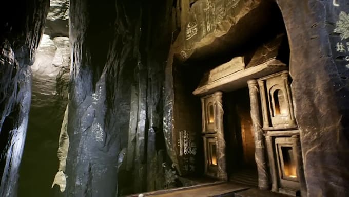 3d game interior environment, dungeon, treasure room, castles, level design, ue5
