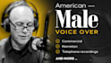 be your professional north american male voice over