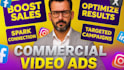 create an explainer video or commercial video ads