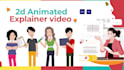 professional 2d animated explainer video for your business