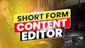 edit short form videos for tiktok reels shorts with eyecatching captions