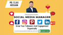 be your social media manager and post content creator