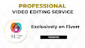 provide professional video editing service
