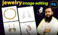 do high end jewelry retouching and background removal