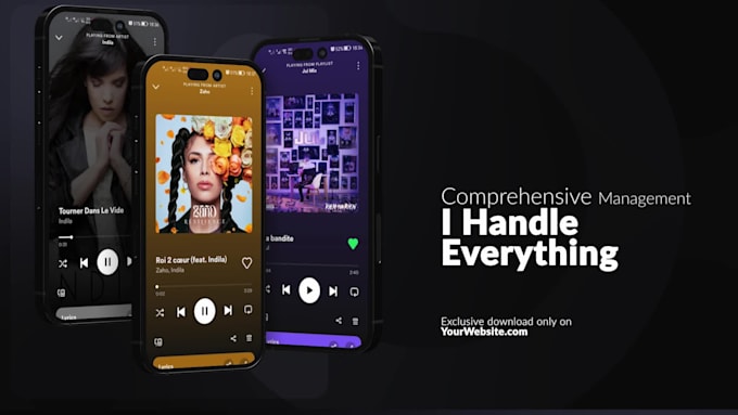create a professionnal mobile app promo video