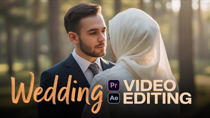 do cinematic wedding video editing