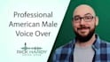 record a professional american male voice over