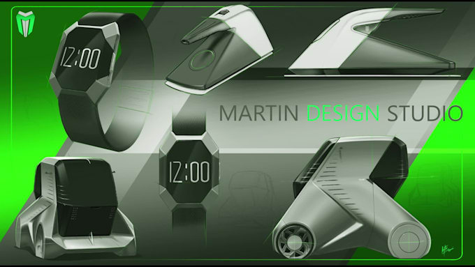 make industrial design sketch